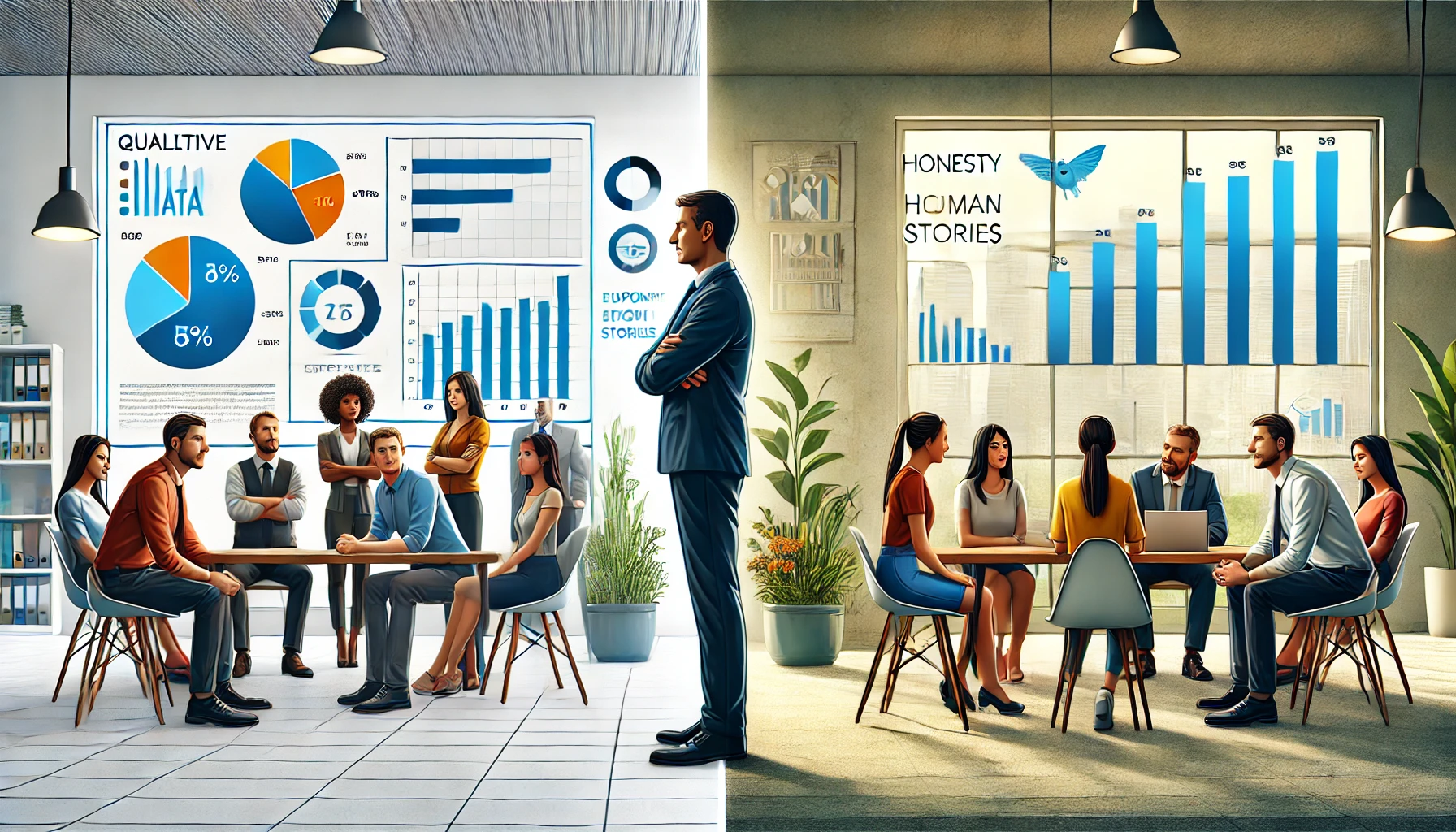 Employee feedback insights - balancing data and real stories in leadership